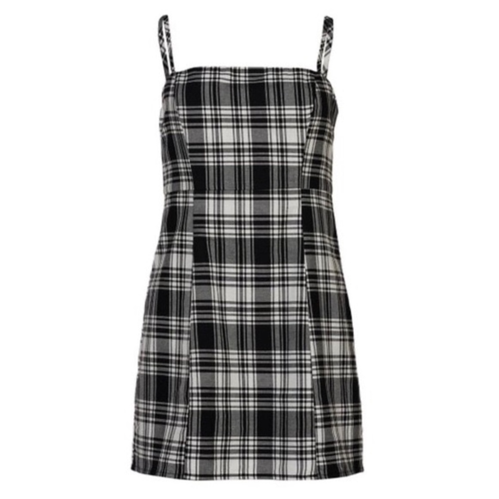 Plaid minidress